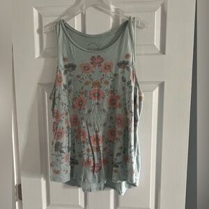 Lucky Brand Floral Print Tank Top